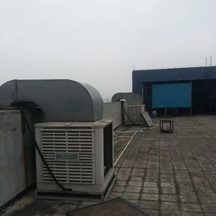 济南建筑建材厂降温设备安装案例