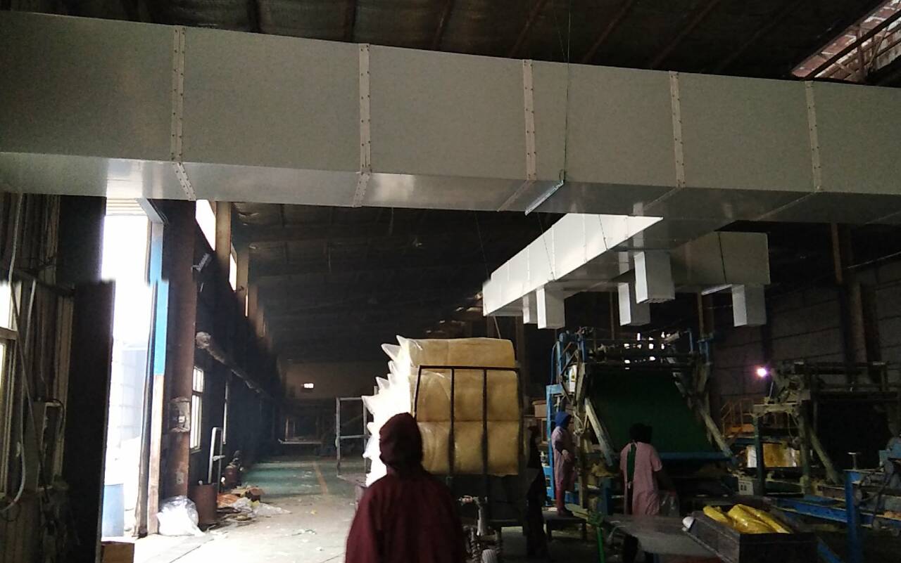 南京大型装配车间通风降温工程